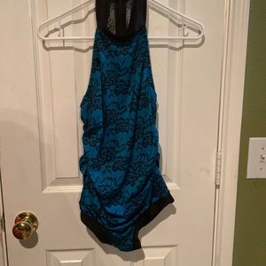 Blue Lace Leotard
